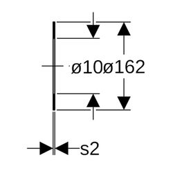 Geberit Flanschdichtung Faserverbundwerkstoff PN 10/16 DN 100... GEBERIT-600049001 4064746014703 (Abb. 1)