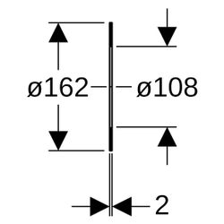 Geberit Flanschdichtung Mapress, DN 100, Faserverbundwerkstoff, 600049001... GEBERIT-600049001 4064746014703 (Abb. 1)