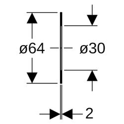 Geberit Flanschdichtung Mapress, DN 25, Faserverbundwerkstoff, 600053001... GEBERIT-600053001 4064746014741 (Abb. 1)