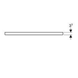 Geberit iCon Griff Lava/pulverbeschichtet matt, Breite 73,7cm... GEBERIT-502360JK1 4025410944580 (Abb. 1)