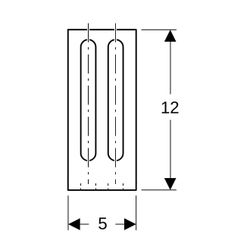 Geberit GIS Montagewinkel 12cmx5,5cm... GEBERIT-461140001 4025416160687 (Abb. 1)