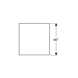 Geberit ONE Seitenelement 60x3x47cm, Mattschwarz... GEBERIT-505079008 4025410646569 (Abb. 1)