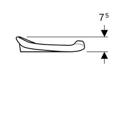 Geberit Bambini WC-Sitzring für Babys, Kleinkinder ohne Absenkautomatik, ohne Befest... GEBERIT-573338000 4022009163056 (Abb. 1)