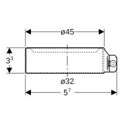 Geberit Haltekralle Außendurchmesser 32mm... GEBERIT-390008141 4025416549406 (Abb. 1)