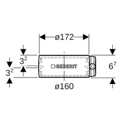 Geberit Silent db20 Spannverbinder Außendurchmesser 160mm... GEBERIT-315003143 4025416864387 (Abb. 1)