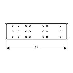 Geberit GIS Montageplatte für Unterputz-Absperrventile, 270mm... GEBERIT-461149001 4025416641827 (Abb. 1)
