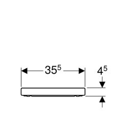 Geberit iCon WC-Sitz mit Absenkautomatik, ohne Quick-Release-Scharniere, Befestigung... GEBERIT-574130000 4022009306231 (Abb. 1)
