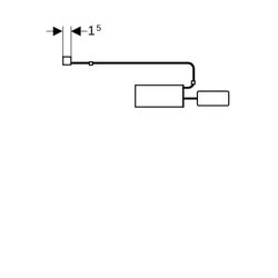 Geberit Lichtleiste für Schublade Länge 88,5cm... GEBERIT-501885000 4022009343106 (Abb. 1)
