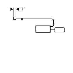 Geberit Lichtleiste für Schublade Länge 82,5cm... GEBERIT-501825000 4022009343090 (Abb. 1)