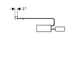 Geberit Doppellichtleiste für Schublade Länge 47cm... GEBERIT-501470000 4022009343212 (Abb. 1)