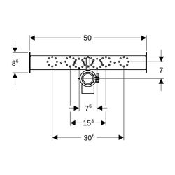 Geberit Duofix Traverse für Standarmatur, Küchenspüle, für Trockenbau... GEBERIT-111774001 4025416620556 (Abb. 1)