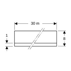 Geberit Duofix Dämm-und Trennstreifen... GEBERIT-111889001 4025416138174 (Abb. 1)