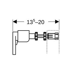 Geberit Duofix Wandanker Set für Einzelmontage 2 Stück... GEBERIT-111815001 4025416157762 (Abb. 1)