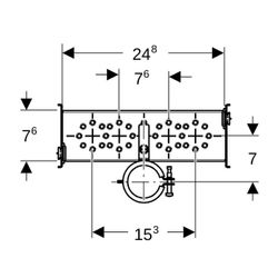 Geberit GIS Set Waschtisch für Standarmatur... GEBERIT-461430001 4025416500759 (Abb. 1)