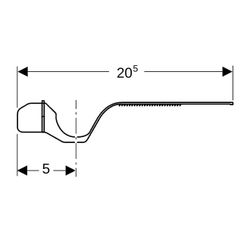Geberit GIS Rohrclip für Versorgungsleitungen... GEBERIT-461070001 4025416040866 (Abb. 1)