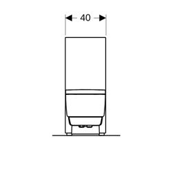 Geberit AquaClean Mera Classic WC-Komplettanlage Stand-WC Alpinweiß, Hochdruck-Schic... GEBERIT-146240111 4025416357308 (Abb. 1)
