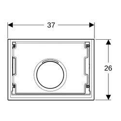 Geberit Fertigbauset für Geberit ONE Möbelwaschtisch... GEBERIT-115424001 4025410598547 (Abb. 1)