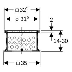Geberit Pluvia Ergänzungsset befahrbar... GEBERIT-359635001 4025416113850 (Abb. 1)