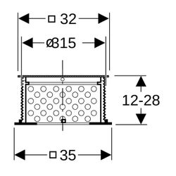Geberit Pluvia Ergänzungsset begehbar... GEBERIT-359504001 4025416866718 (Abb. 1)