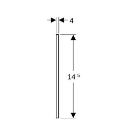 Geberit Vergrößerungsspiegel, 510100000... GEBERIT-510100000 4022009353877 (Abb. 1)