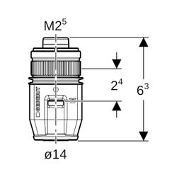 Geberit PushFit Schnellkupplung Außendurchmesser 14mm... GEBERIT-649652001 4025410752130 (Abb. 1)