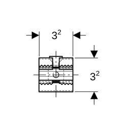 Geberit GIS Profilverbinder, 461200001... GEBERIT-461200001 4025416067757 (Abb. 1)