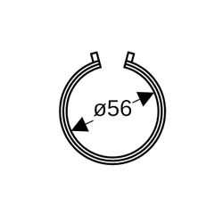 Geberit Elektroschweißband für Fixpunkt d 56mm, d1 64mm... GEBERIT-363776161 4025416025405 (Abb. 1)