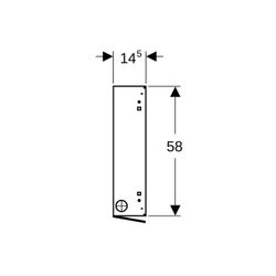 Geberit GIS Unterputz-Kasten für Durchlauferhitzer... GEBERIT-461075001 4025416000297 (Abb. 1)