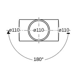Geberit Silent db20 Bogenabzweig 88,5 Grad zweifach d 110mm, d1 110mm... GEBERIT-310102141 4025416085164 (Abb. 1)