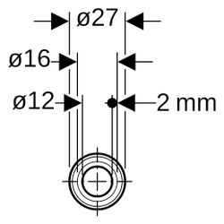 Geberit Systemrohr PB, in Schutzrohr, Rollenware Außendurchmesser 16mm, Länge 50m... GEBERIT-619240001 4025416600398 (Abb. 1)