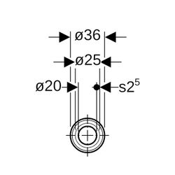 Geberit Systemrohr PB, in Schutzrohr, Rollenware Außendurchmesser 25mm, Länge 25m... GEBERIT-619242001 4025416600411 (Abb. 1)