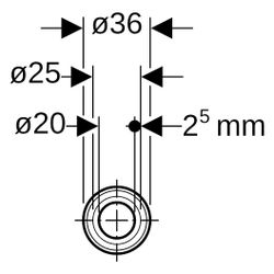 Geberit Systemrohr PB, in Schutzrohr, Rollenware Außendurchmesser 25mm, Länge 25m... GEBERIT-619242001 4025416600411 (Abb. 1)