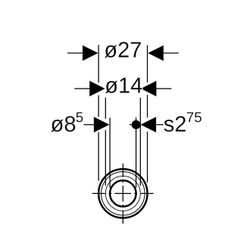 Geberit Systemrohr PB, in Schutzrohr, Rollenware Außendurchmesser 14mm, Länge 50m... GEBERIT-649011002 4025410751690 (Abb. 1)