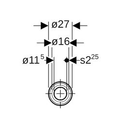Geberit Mepla Systemrohr ML, in Schutzrohr, Rollenware Außendurchmesser 16mm, Länge ... GEBERIT-601131002 4025416108849 (Abb. 1)