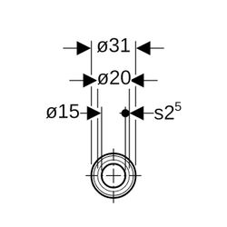 Geberit Mepla Systemrohr ML, in Schutzrohr, Rollenware Außendurchmesser 20mm, Länge ... GEBERIT-602131002 4025416108825 (Abb. 1)