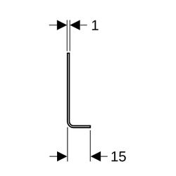 Geberit Kombifix Set Fußstützen, 2 Stück... GEBERIT-457888261 4025416040255 (Abb. 1)