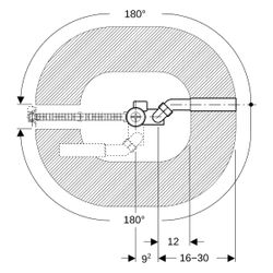Geberit Badewannenablauf mit Drehbetätigung, Länge 73cm Außendurchmesser 40/50mm... GEBERIT-150505006 4025410567536 (Abb. 1)