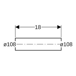 Geberit Mapress C-Stahl Rohrnippel außen verzinkt Außendurchmesser 108mm... GEBERIT-22059 4024723220596 (Abb. 1)