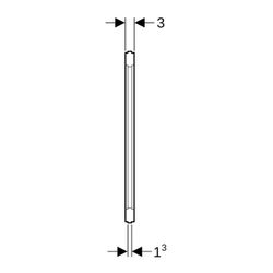 Geberit GIS Montageplatte universell, 31x58cm... GEBERIT-461035001 4025416040705 (Abb. 1)