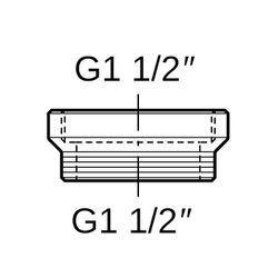 Geberit Verlängerungsstück, Alpinweiß... GEBERIT-894100111 4025416051299 (Abb. 1)