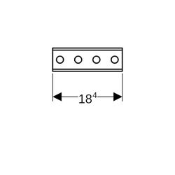 Geberit Pluvia Verbindungselement 18,4x5,8x4,8cm... GEBERIT-363864001 4025416504573 (Abb. 1)