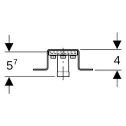 Geberit Anschlusswinkel 90 Grad mit Außengewinde MF 1/2" vormontiert 1-fach kurz RMF... GEBERIT-632856001 4025416555803 (Abb. 1)
