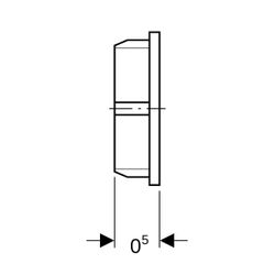 Geberit Verschlusszapfen für Spülventil... GEBERIT-240031001 4025416141198 (Abb. 1)