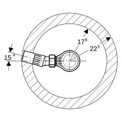 Geberit Duschwannenablauf d52, DN 50, 90mm, Edelstahl, 150680001... GEBERIT-150680001 4025416863786 (Abb. 1)