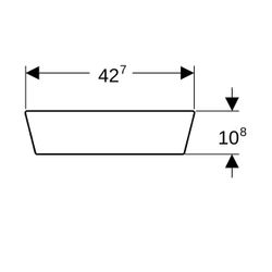 Geberit Kopfstütze universell, Mattgrau... GEBERIT-554904001 4025410590664 (Abb. 1)