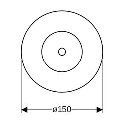 Geberit Abdichtscheibe für Anschlüsse... GEBERIT-601812001 4025416218272 (Abb. 1)