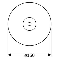 Geberit Abdichtscheibe für Anschlüsse, 12-36mm, PUR, Vliesbeschichtet, Selbstklebend... GEBERIT-601812001 4025416218272 (Abb. 1)