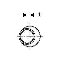 Geberit Silent-PP Reduktion exzentrisch, d 160mm, d1 125mm... GEBERIT-390776141 4025416084198 (Abb. 1)