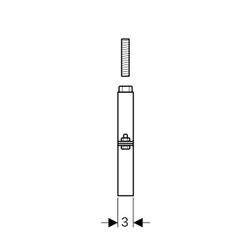 Geberit Pluvia Rohrschelle mit Muffe M16 18x3cm, di 315mm, DN 300... GEBERIT-372862001 4025416504610 (Abb. 1)