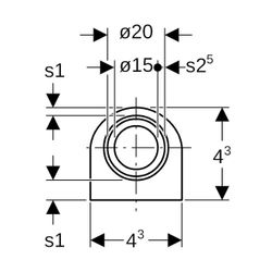 Geberit Mepla Systemrohr ML, exzentrisch vorgedämmt, Rollenware Außendurchmesser 20m... GEBERIT-602138001 4025416545125 (Abb. 1)